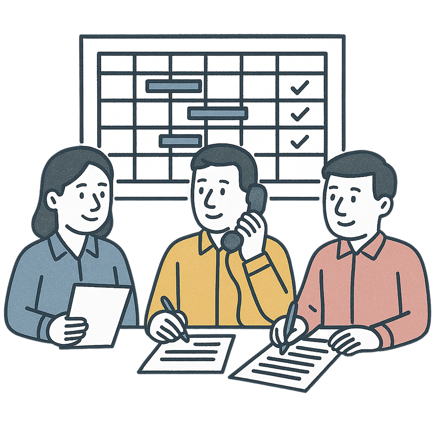 Executives Illustration